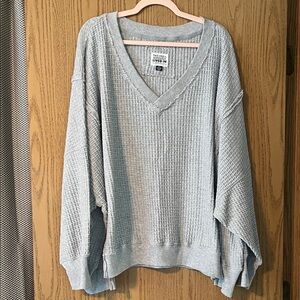American Eagle Outfitters Gray Knit Sweater